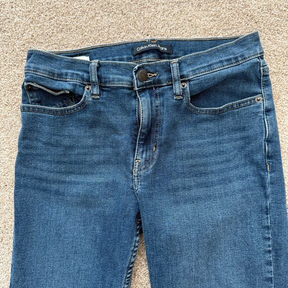 Calvin Klein Straight Leg Blue Denim Jeans Women's 4P (27) - Picture 2 of 10